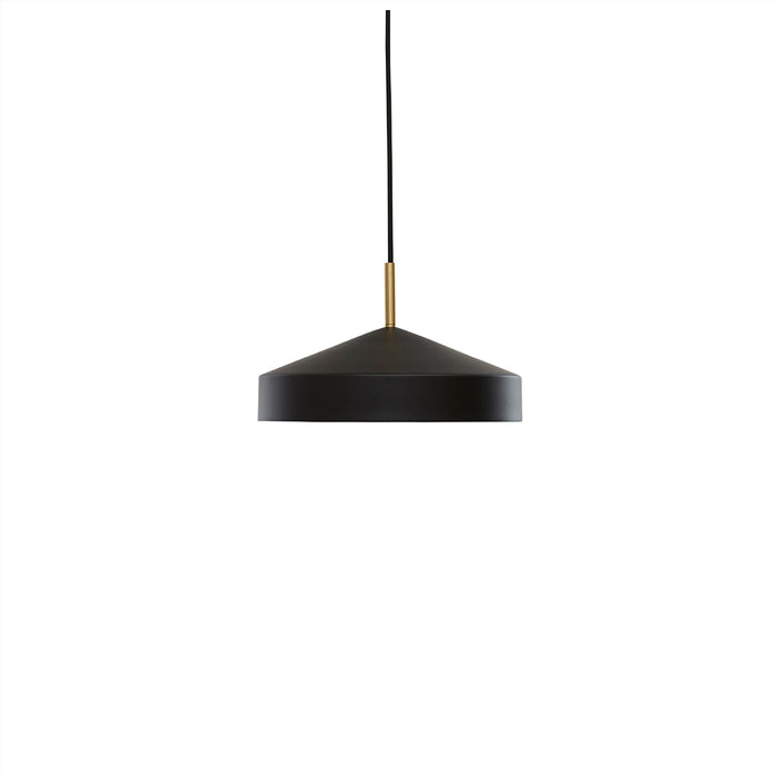 Lampe suspendue noir en métal Ø30xH18cm