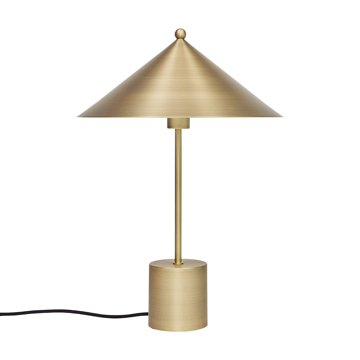 Lampe or en métal Ø35xH50cm