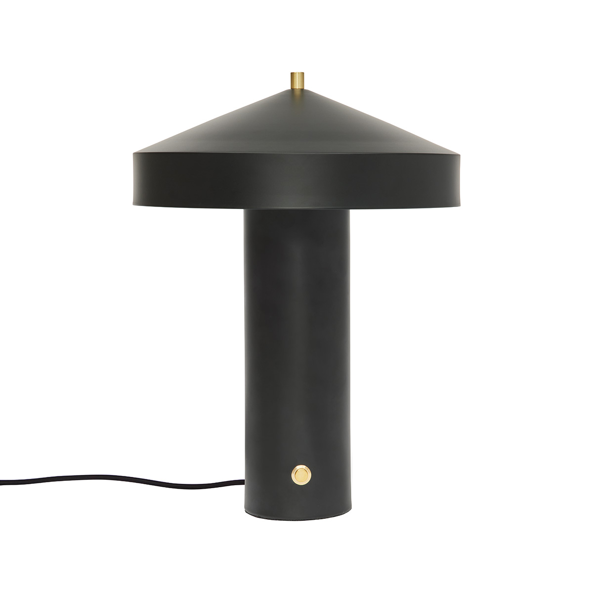Lampe noir en métal Ø30xH41cm