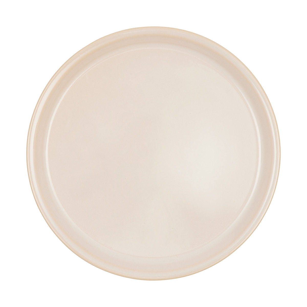 Assiette blanc en terracotta Ø27xH1,9cm